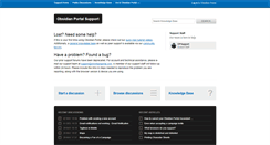 Desktop Screenshot of help.obsidianportal.com