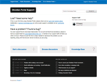 Tablet Screenshot of help.obsidianportal.com